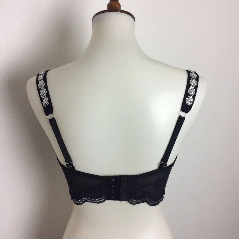 Victoria's Secret Bra Romantic Gothic Whimsigoth Witchy Victorian Lingerie